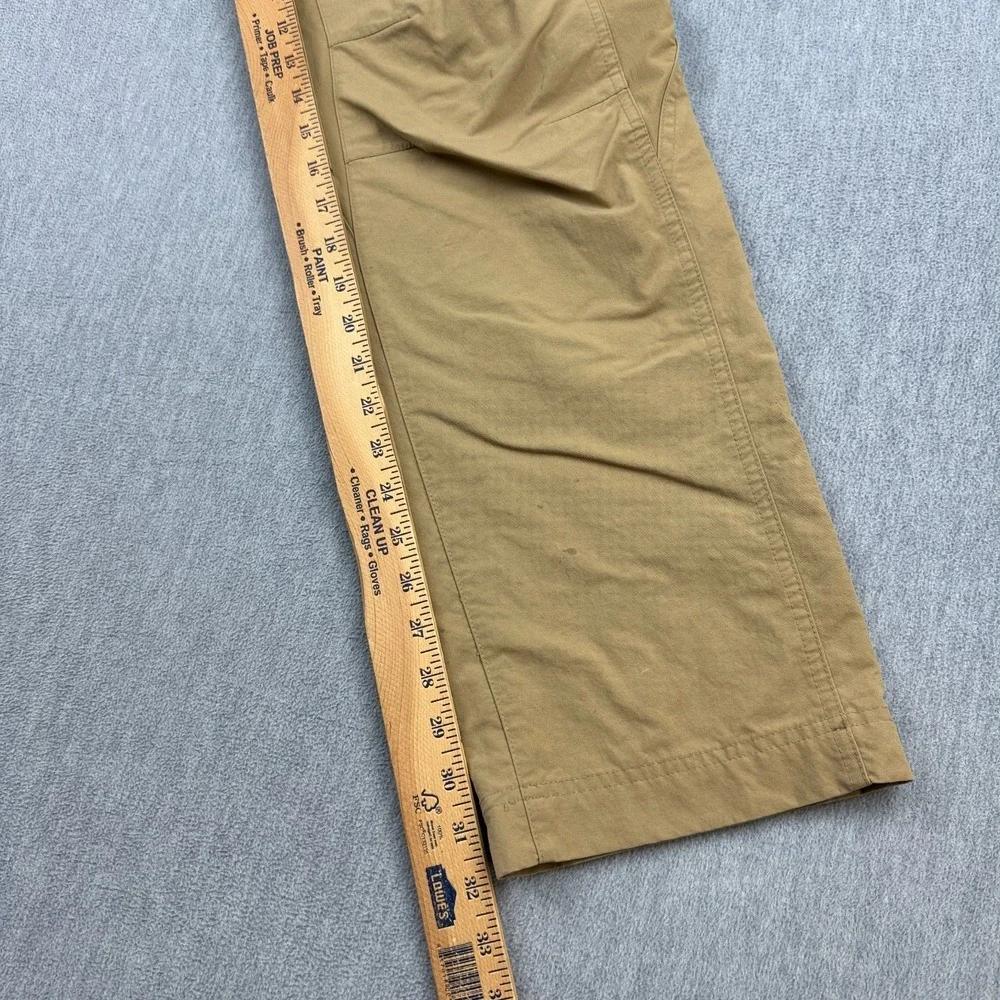 REI Co-op Pants Mens 32x32 Brown Screeline‎ Belted Hiking Outdoor Utility Casual